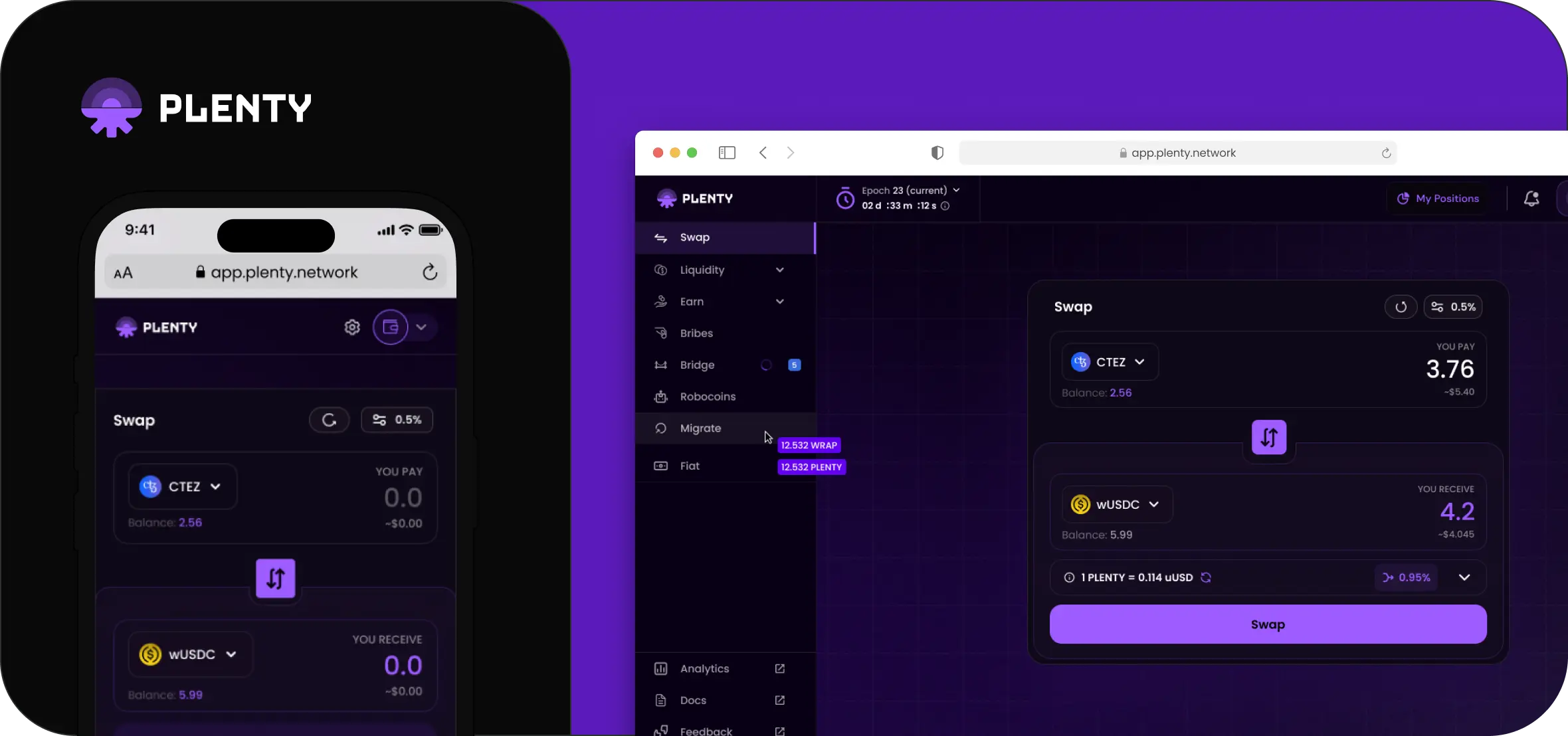 Plenty DeFi Platform Overview
